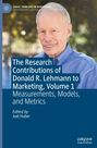 Titel: "The Research Contributions of Donald R. Lehmann to Marketing, Volume 1". Bearbeiteter blauer Hintergrund mit einem älteren Mann.
