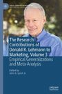 Logo: Great Thinkers in Marketing. Text: "The Research Contributions of Donald R. Lehmann to Marketing, Volume 3." Ein lächelnder Mann.