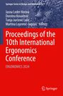 Oben Titel: „Springer Series in Design and Innovation 53“. Haupttitel: "Proceedings of the 10th International Ergonomics Conference". Darunter "ERGONOMICS 2024". Rechts oben ein Muster aus kleinen Würfeln, unten ein Springer-Logo.