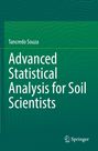 Text: "Tancredo Souza, Advanced Statistical Analysis for Soil Scientists." Grüner Hintergrund, Springer-Logo unten.