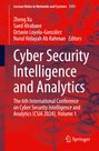: Cyber Security Intelligence and Analytics, Buch