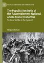 "The Populist Aesthetic of the Rassemblement National and la France Insoumise" steht auf olivgrünem Hintergrund. Darunter Gemälde: Streitende Männer.