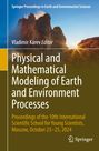 Titel: Physical and Mathematical Modeling of Earth and Environment Processes. Hintergrund: Sonnenaufgang über Felsen.