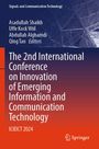 Text zur Konferenz über innovative Informationstechnologie. Blaue und orange Farbtöne. Springer-Logo unten rechts.