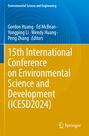 „15th International Conference on Environmental Science and Development (ICESD2024)“, blaue und gelbe Grafik, Springer-Logo.