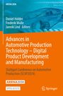 Oben: "ARENA 2036", Namen der Herausgeber. Mitte: Titel zu Automobilproduktion. Unten: Logo ARENA2036, "OPEN ACCESS", Springer.