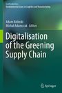 Text: "Digitalisation of the Greening Supply Chain". Hintergrund in Grüntönen mit einem Springer-Logo unten.
