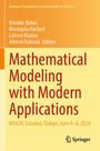 Titelbild: "Mathematical Modeling with Modern Applications", mit Texten und Springer-Logo unten rechts.