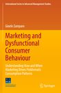 Orange-Gelb gestaltetes Buchcover, Titel: "Marketing and Dysfunctional Consumer Behaviour" von Gioele Zamparo.