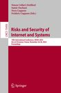 : Risks and Security of Internet and Systems, Buch