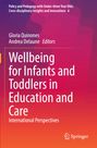 Buchtitel: "Wellbeing for Infants and Toddlers in Education and Care". Autoren: Gloria Quinones, Andrea Delaune. Springer Logo.