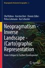 Buchtitel: "Neopragmatism - Inverse Landscape - (Carto)graphic Representation." Autoren oben. Farbliche Kartenlinien.