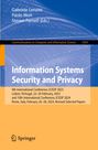 : Information Systems Security and Privacy, Buch