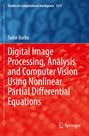 Studienreihe, Titel: "Digital Image Processing...", Autor: Tudor Barbu, Springer-Logo, Hintergrund in Blau und Rot.