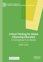 "Critical Thinking for Global Citizenship Education" von Brighid Golden. Grüner Hintergrund, weißer Text. Unten „OPEN ACCESS“.