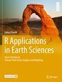 Text: "Łukasz Pawlik, R Applications in Earth Sciences, From Soil Data to Climate Time Series Analysis and Modeling, TEXTBOOK." 

Ein natürlicher Steinbogen vor einer bergigen Wüstenlandschaft, beleuchtet vom Sonnenuntergang.
