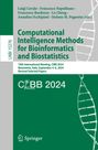 : Computational Intelligence Methods for Bioinformatics and Biostatistics, Buch