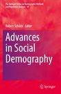 "Advances in Social Demography" von Robert Schoen. Roter Hintergrund mit lila Element und Springer-Logo.