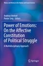 "Power of Emotions: On the Affective Constitution of Political Struggle" von Andreas Ventsel u. Peeter Selg. Blau-violetter Hintergrund.