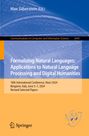 : Formalizing Natural Languages: Applications to Natural Language Processing and Digital Humanities, Buch