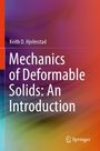 Text: "Keith D. Hjelmstad, Mechanics of Deformable Solids: An Introduction" Logo: Springer. Farbverlauf in Rot- und Blautönen.