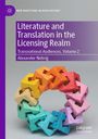 "Literature and Translation in the Licensing Realm" von Alexander Nebrig. Origami-Kunstwerk in Regenbogenfarben.