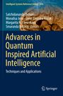 Buchtitel: "Advances in Quantum Inspired Artificial Intelligence". Hintergrund: Gehirn mit blauen Effekten. Springer-Logo.