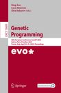 : Genetic Programming, Buch
