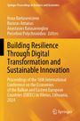 Titel: Building Resilience Through Digital Transformation and Sustainable Innovation. Gelbes Cover, weißer Text. Links Logo.