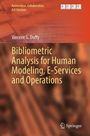 Titel: "Bibliometric Analysis for Human Modeling, E-Services and Operations". Autor: Vincent G. Duffy. Orange-brauner Hintergrund.