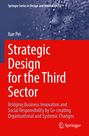 Text: „Strategic Design for the Third Sector.“ Hintergrund: Pixeliertes Gesicht, Blau und Rot. Springer-Logo unten rechts.