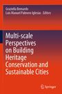 Titel: "Multi-scale Perspectives on Building Heritage Conservation and Sustainable Cities". Rotes Cover mit weißem Text.