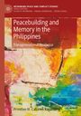 Titel: "Peacebuilding and Memory in the Philippines". Untertitel: "Transgenerational Resilience". Bunte, abstrakte Malerei im Hintergrund.