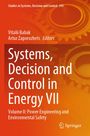 Oben: "Studies in Systems, Decision and Control 595". Groß: "Systems, Decision and Control in Energy VII". Logo: Springer.