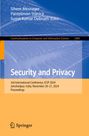 : Security and Privacy, Buch