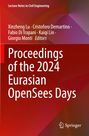 "Proceedings of the 2024 Eurasian OpenSees Days", Herausgeber: Xinzheng Lu et al., Springer Logo, rote Farbverläufe.