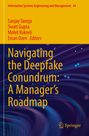 Titel: Navigating the Deepfake Conundrum: A Manager’s Roadmap. Gelber und violetter Hintergrund mit Springer-Logo.