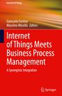 Buchtitel: "Internet of Things Meets Business Process Management". Dynamischer Farbverlauf in Orange- und Rottönen.