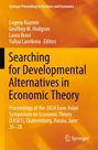 "Searching for Developmental Alternatives in Economic Theory" Text oben: Evgeny Kuzmin, Geoffrey M. Hodgson, Laura Bravi. Unten: Springer-Logo.