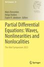 Text: "Partial Differential Equations: Waves, Nonlinearities and Nonlocalities. The Abel Symposium 2023."  
Oben: Titelinfo und Logos.
