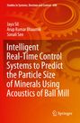 Titel: "Intelligent Real-Time Control Systems to Predict the Particle Size of Minerals Using Acoustics of Ball Mill." Autoren: Jaya Sil, Arup Kumar Bhaumik, Sonali Sen. Hintergrund: Zahnräder in Orange. Logo: Springer.