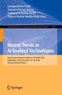 : Recent Trends in AI Enabled Technologies, Buch