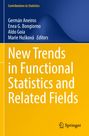 "New Trends in Functional Statistics and Related Fields" auf gelbem Hintergrund, oben Autoren und Springer-Logo.