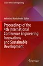 „Proceedings of the 4th International Conference Engineering Innovations and Sustainable Development“, roter Hintergrund.