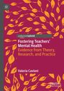 "Fostering Teachers’ Mental Health: Evidence from Theory, Research, and Practice" von Valeria Cavioni. Orange Blätter auf lila Hintergrund.