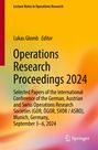 "Operations Research Proceedings 2024", Lukas Glomb Editor, enthält Konferenzpapiere. Hintergrund in Gelb-Orange. Springer-Logo.