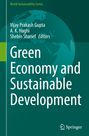 Text: "World Sustainability Series. Green Economy and Sustainable Development." Oben grüne Weltkarte, Springer-Logo.