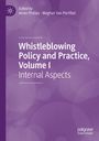 "Whistleblowing Policy and Practice, Volume I: Internal Aspects" in weiß auf lila Hintergrund, mit Logo oben links.