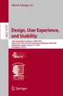 : Design, User Experience, and Usability, Buch
