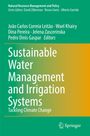 Text: "Sustainable Water Management and Irrigation Systems"
Logo: Springer-Logo unten rechts. Hintergrund: grün-gelb Farbverlauf.